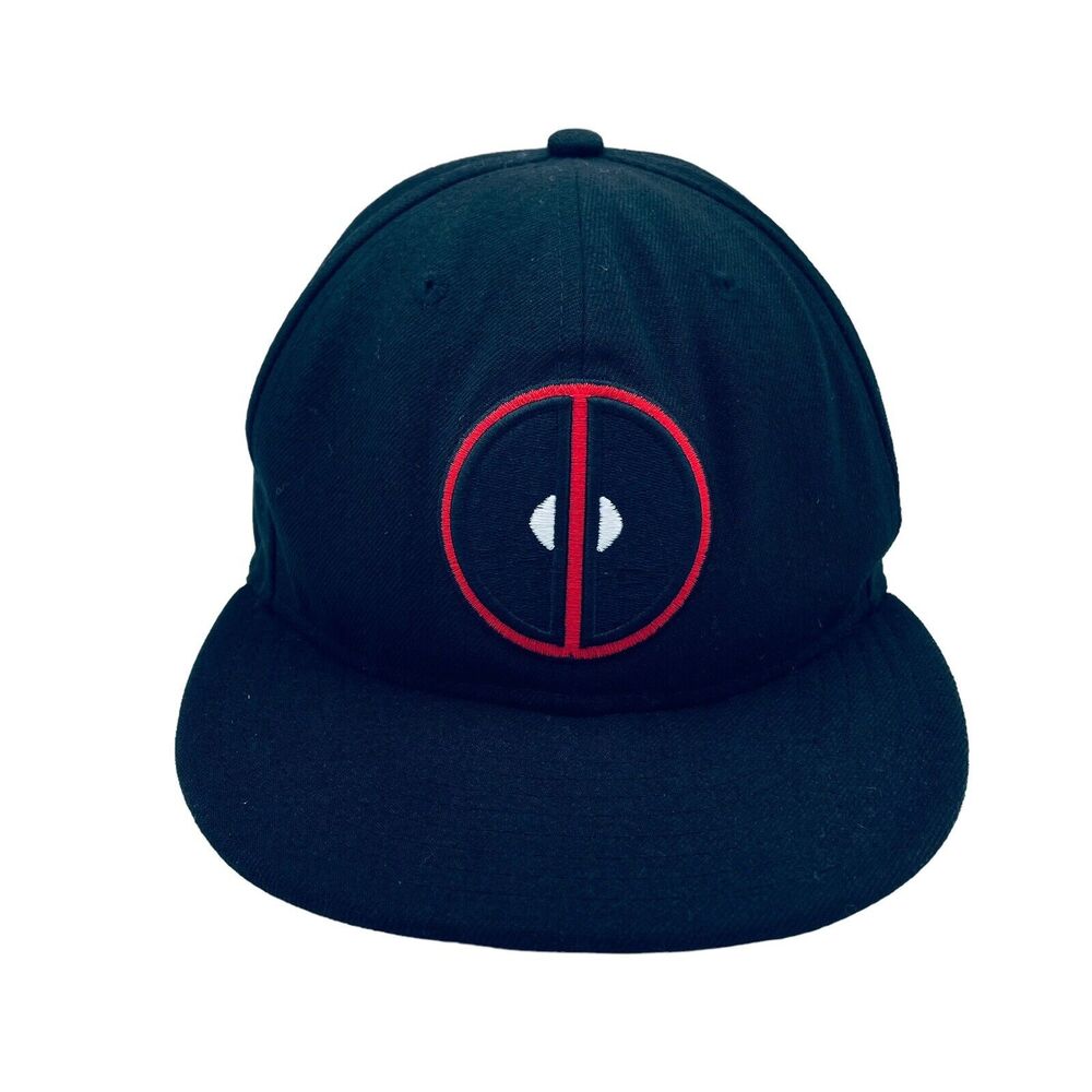 New Era Marvel Deadpool Symbol Black And Red 9FIFTY Snapback Cap Hat